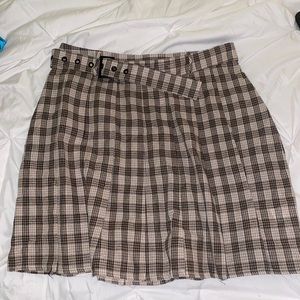 Plaid skirt